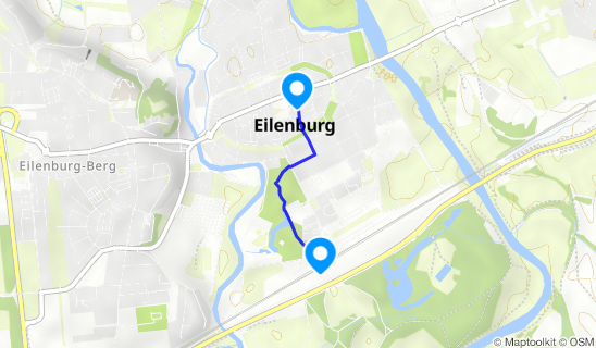 Kartenausschnitt Stadtmuseum Eilenburg